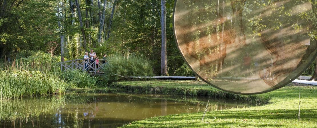 Vue du parc du château du Clos Lucé