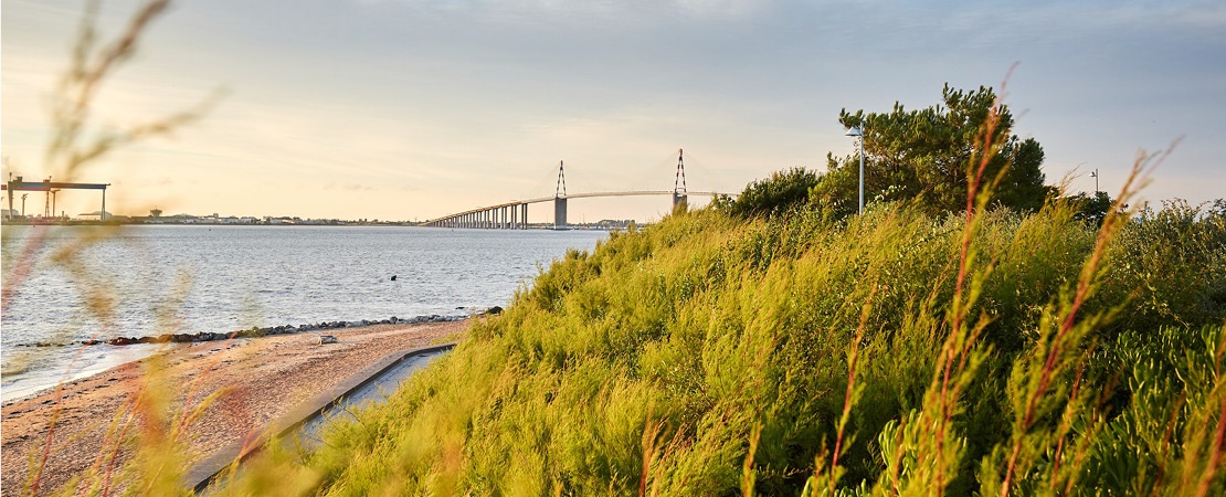 Le pont vers l'ile de St Brévin