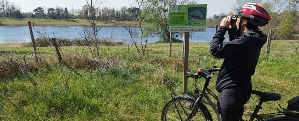 observation à vélo